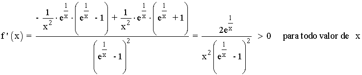 primera derivada funcion exponencial