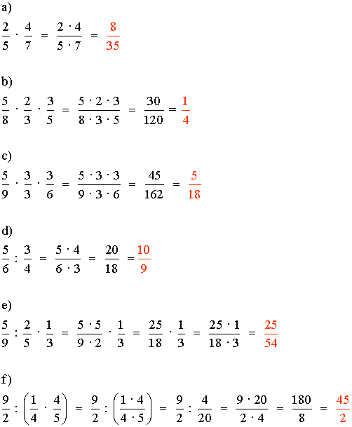 ejemplo ejercicio resuelto operaciones con fracciones multiplicacion division multiplicar dividir cociente producto
