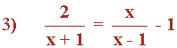 ecuación racional