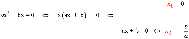 ecuacion de segundo grado incompleta