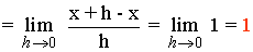 derivada funcion x