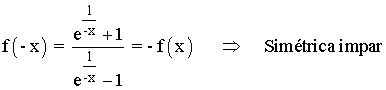 simetria funcion exponencial
