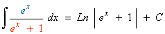 ejemplo integral funcion logaritmica