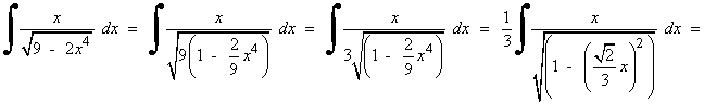 ejemplo integracion funcion trigonometrica inversa