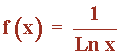 límite de inversa del logaritmo