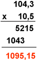 ejemplo ejercicio resuelto producto multiplicacion numeros decimales