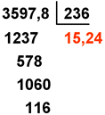 ejemplo ejercicio resuelto cociente division numeros decimales