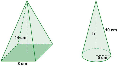 Volumen de una piramide