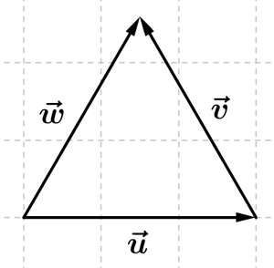 vectores triangulo equilatero