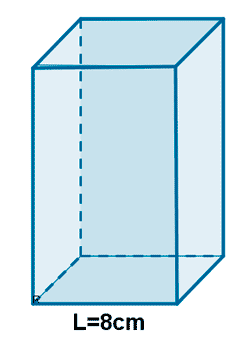 calcular el volumen y superficie de un tetrabrick