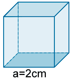 area y volumen hexaedro cubo