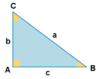 triángulo rectángulo.