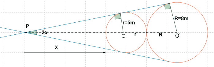 circunferencias tangentes triangulos
