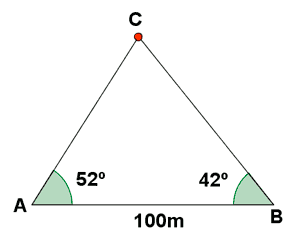 triangulo distancia arbol