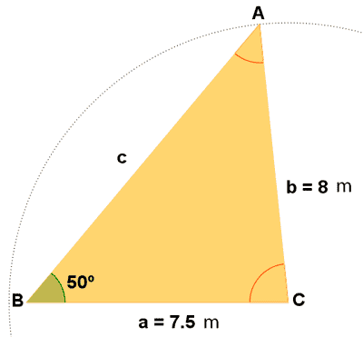 ejemplo resolucion triangulo